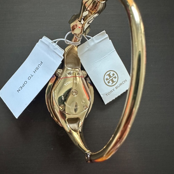 Tory Burch Hummingbird Gold Stainless Steel Bangle watch main image 7